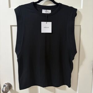 Soldout.nyc The Gimme That Shoulder Tee in Black T Shirt Size Medium, NWT